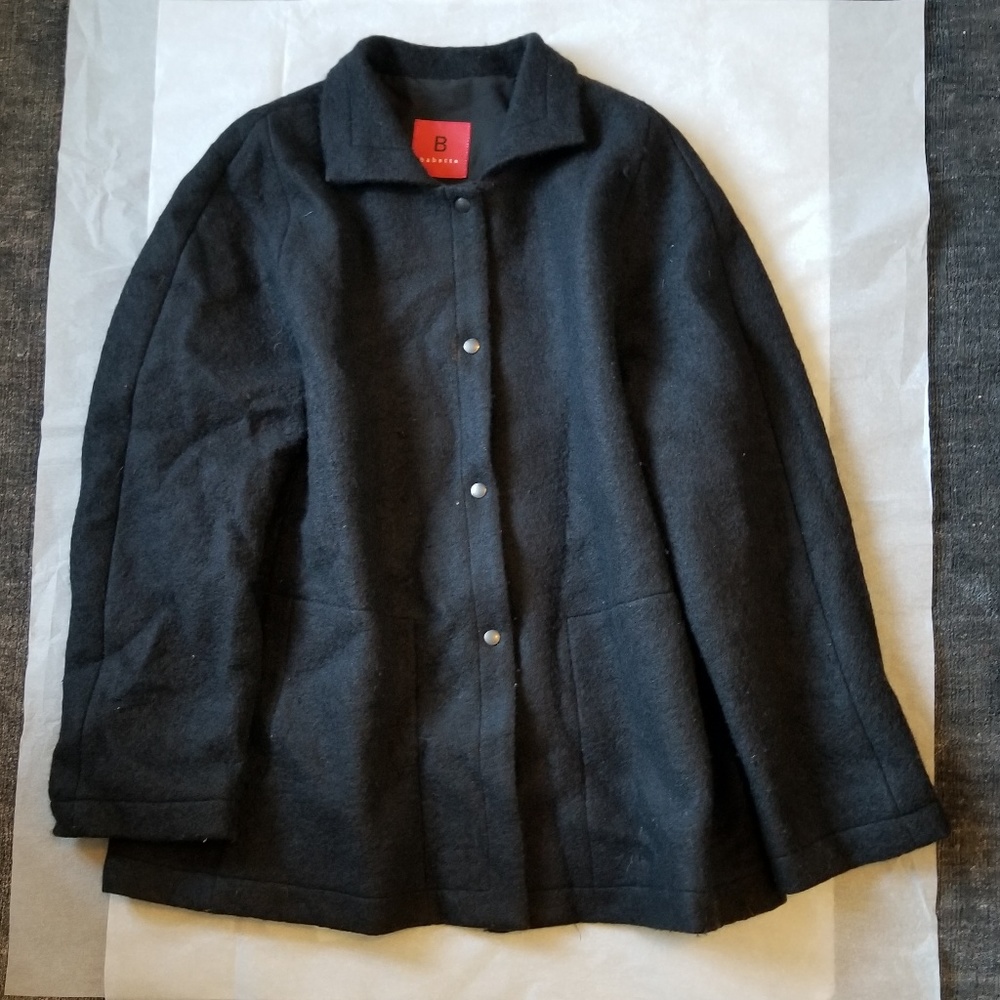 BABETTE Black Short Wool Jacket - Medium